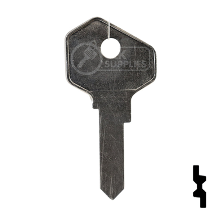 Uncut Key Blank | Lowe & Fletcher | LF20 Residential-Commercial Key Ilco