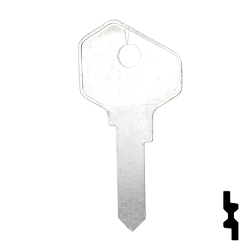 Uncut Key Blank | Lowe & Fletcher | LF20 Residential-Commercial Key Ilco