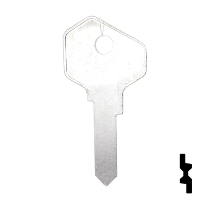 Uncut Key Blank | Lowe & Fletcher | LF20 Residential-Commercial Key Ilco