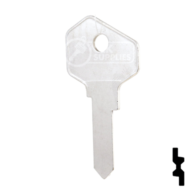 Uncut Key Blank | Lowe & Fletcher | LF20 Residential-Commercial Key Ilco