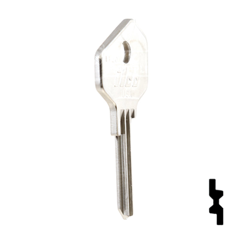 Uncut Key Blank | Lowe & Fletcher | LF20 Residential-Commercial Key Ilco