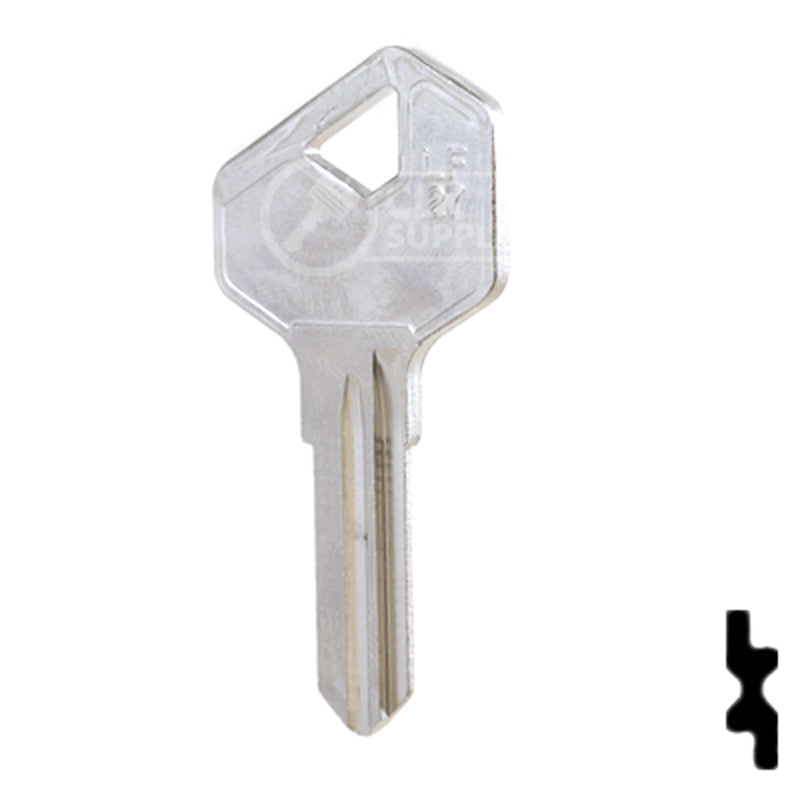 Uncut  Key Blank | Lowe & Fletcher | LF27 Residential-Commercial Key Ilco