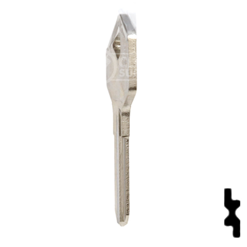 Uncut  Key Blank | Lowe & Fletcher | LF27 Residential-Commercial Key Ilco