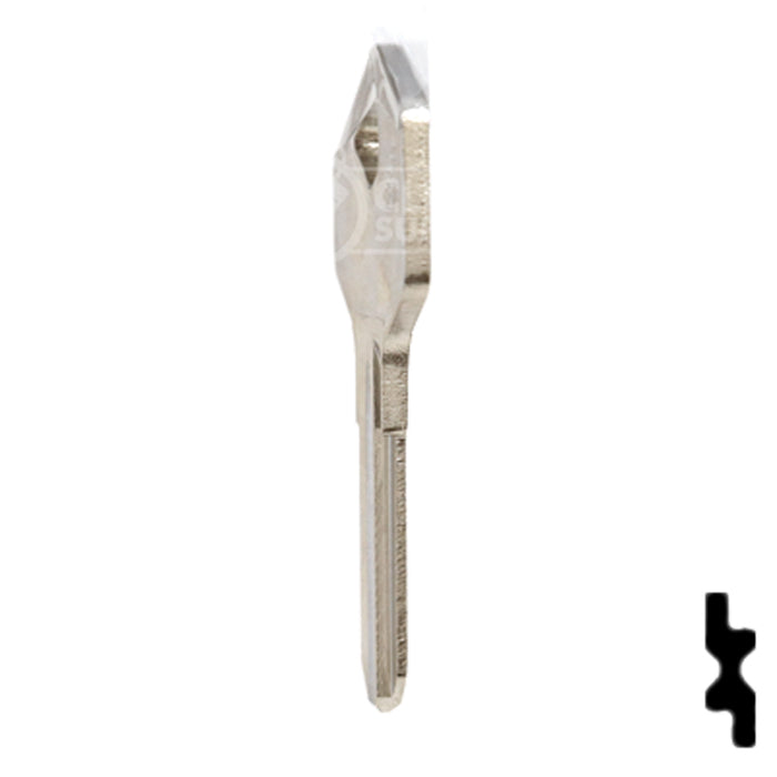 Uncut  Key Blank | Lowe & Fletcher | LF27 Residential-Commercial Key Ilco