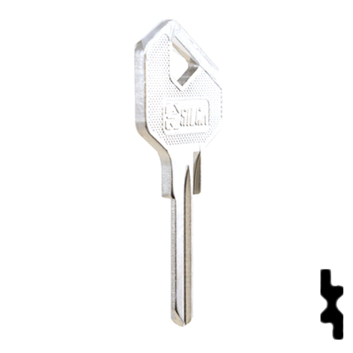 Uncut  Key Blank | Lowe & Fletcher | LF27 Residential-Commercial Key Ilco