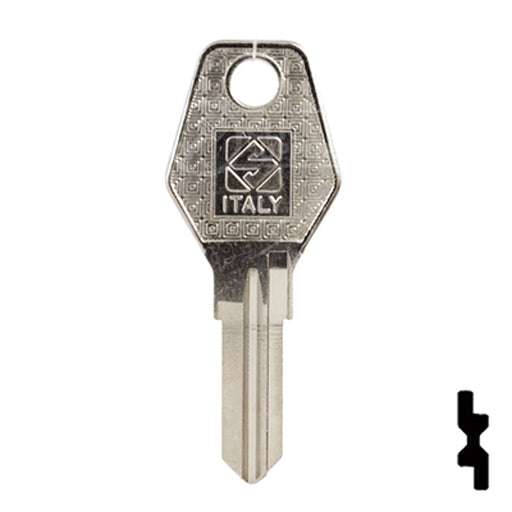 Uncut  Key Blank | Lowe & Fletcher | LF37 Residential-Commercial Key Ilco