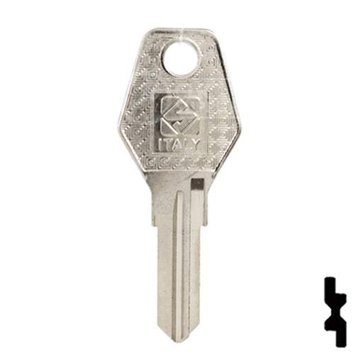 Uncut  Key Blank | Lowe & Fletcher | LF37 Residential-Commercial Key Ilco