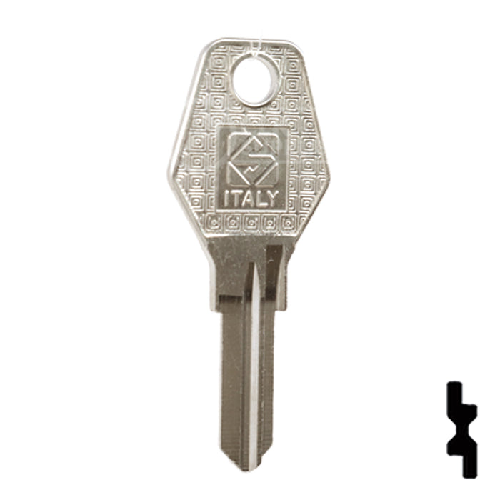 Uncut  Key Blank | Lowe & Fletcher | LF37 Residential-Commercial Key Ilco