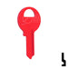 Uncut Key Blank | Master M1 | Neon (50PK) Residential-Commercial Key JMA USA