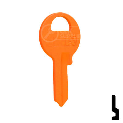 Uncut Key Blank | Master M1 | Neon (50PK) Residential-Commercial Key JMA USA