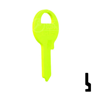 Uncut Key Blank | Master M1 | Neon (50PK) Residential-Commercial Key JMA USA