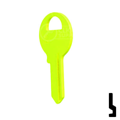 Uncut Key Blank | Master M1 | Neon (50PK) Residential-Commercial Key JMA USA