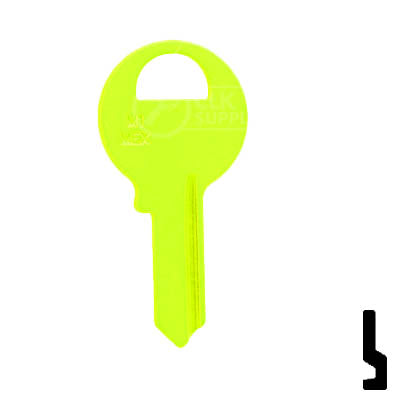 Uncut Key Blank | Master M1 | Neon (50PK) Residential-Commercial Key JMA USA