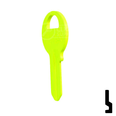 Uncut Key Blank | Master M1 | Neon (50PK) Residential-Commercial Key JMA USA