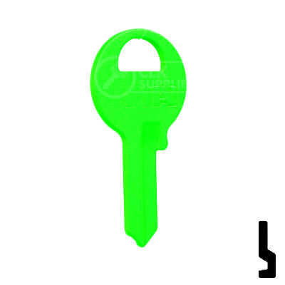 Uncut Key Blank | Master M1 | Neon (50PK) Residential-Commercial Key JMA USA
