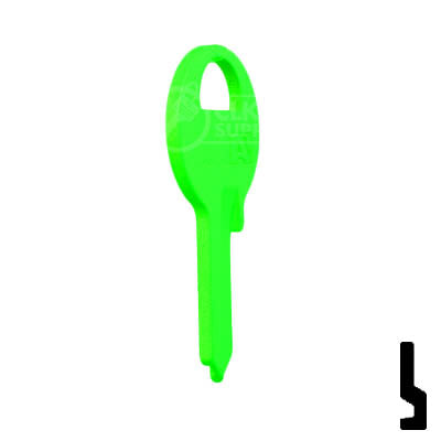 Uncut Key Blank | Master M1 | Neon (50PK) Residential-Commercial Key JMA USA