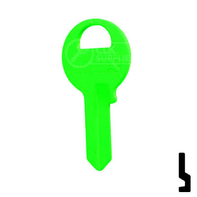 Uncut Key Blank | Master M1 | Neon (50PK) Residential-Commercial Key JMA USA