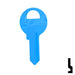 Uncut Key Blank | Master M1 | Neon (50PK) Residential-Commercial Key JMA USA