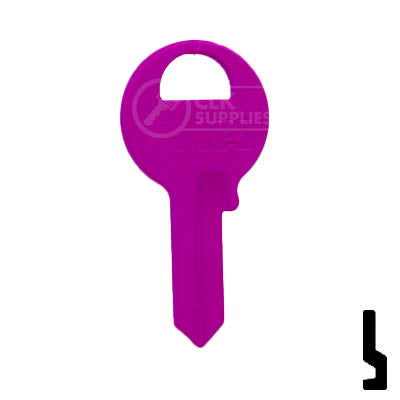 Uncut Key Blank | Master M1 | Neon (50PK) Residential-Commercial Key JMA USA