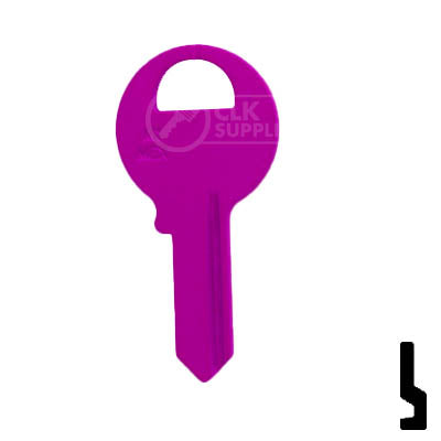 Uncut Key Blank | Master M1 | Neon (50PK) Residential-Commercial Key JMA USA