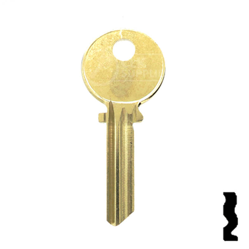 Uncut Key Blank | Medeco | 1515 Residential-Commercial Key Ilco