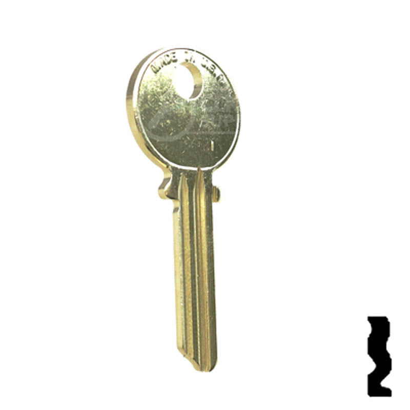 Uncut Key Blank | Medeco | 1515 Residential-Commercial Key Ilco