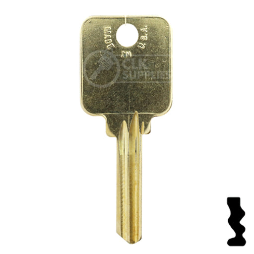 Uncut Key Blank | Medeco | 1518 Residential-Commercial Key Ilco