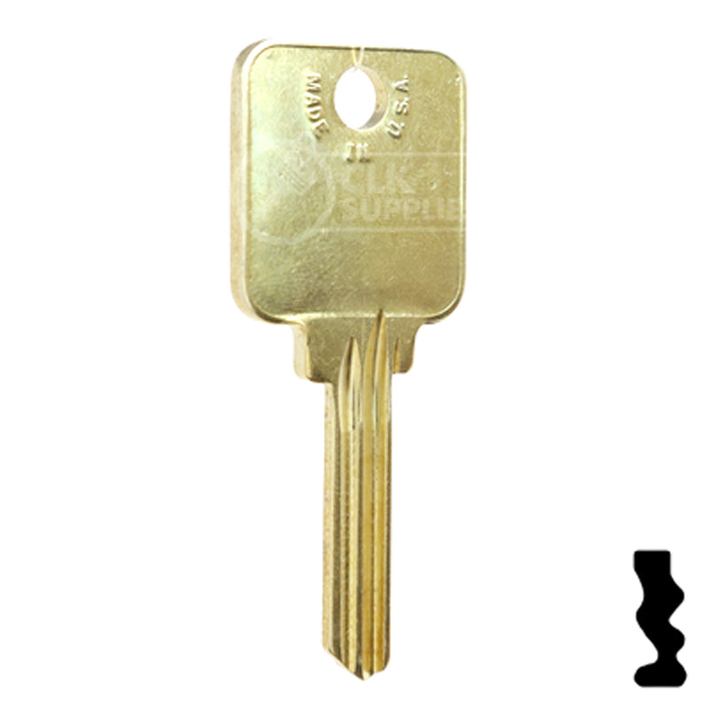 Uncut Key Blank | Medeco | 1518 Residential-Commercial Key Ilco