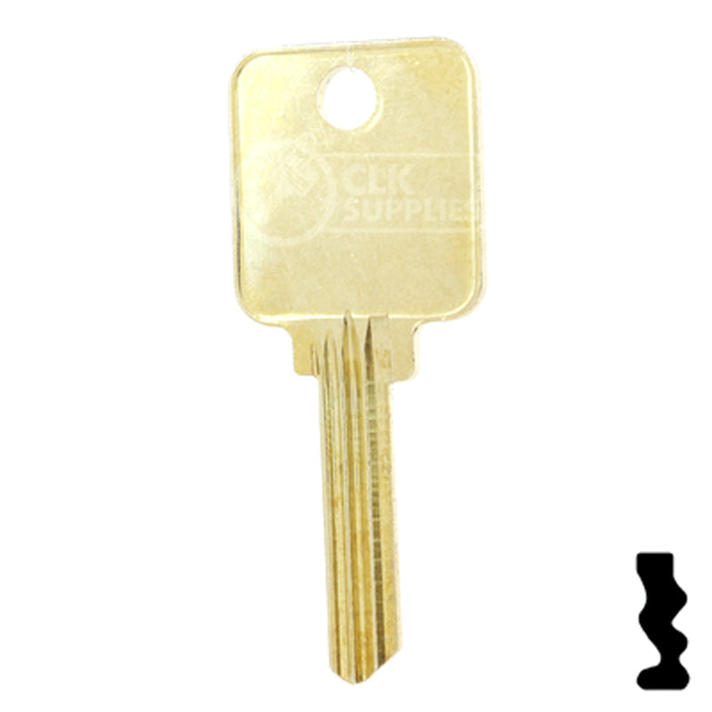 Uncut Key Blank | Medeco | 1518 Residential-Commercial Key Ilco