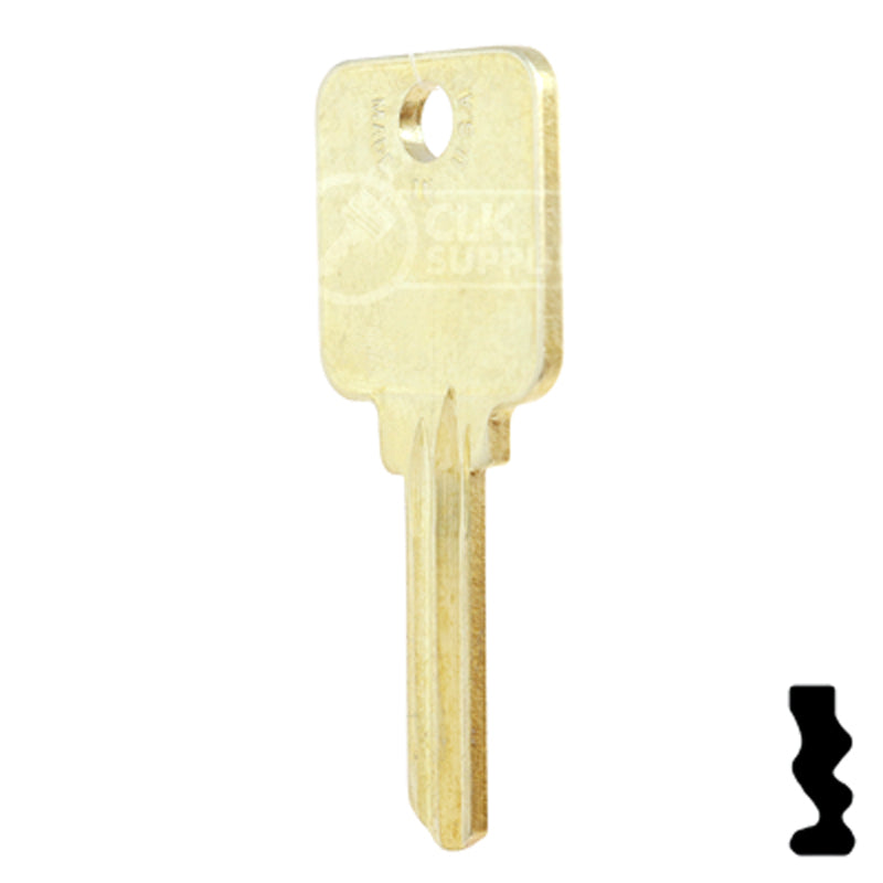 Uncut Key Blank | Medeco | 1518 Residential-Commercial Key Ilco