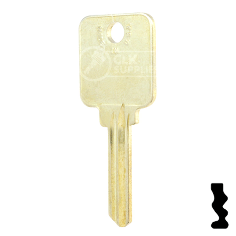 Uncut Key Blank | Medeco | 1518 Residential-Commercial Key Ilco