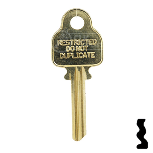 Uncut Key Blank | Medeco | 1543 Residential-Commercial Key Ilco