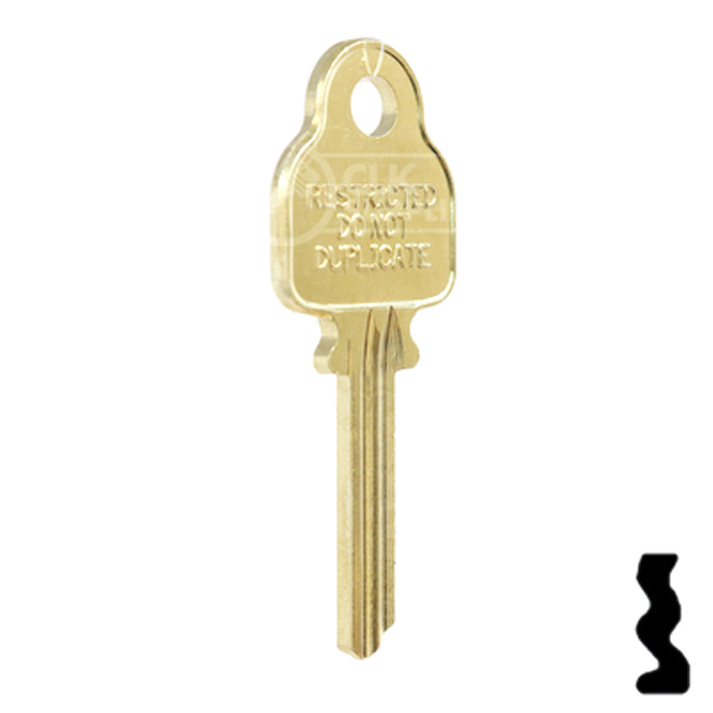 Uncut Key Blank | Medeco | 1543 Residential-Commercial Key Ilco