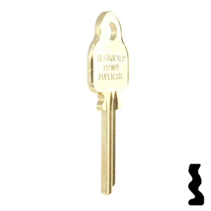 Uncut Key Blank | Medeco | 1543 Residential-Commercial Key Ilco