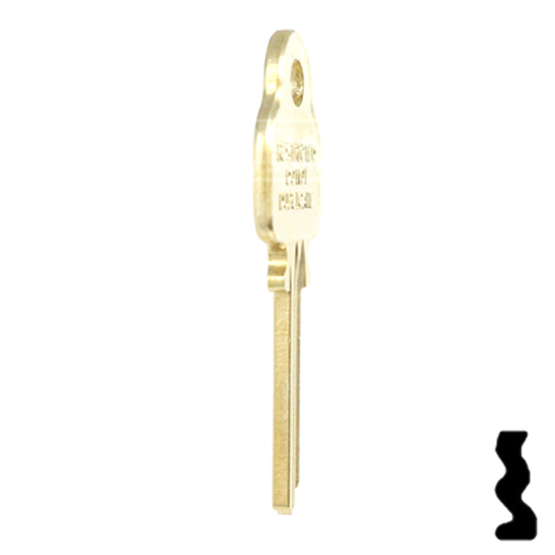 Uncut Key Blank | Medeco | 1543 Residential-Commercial Key Ilco