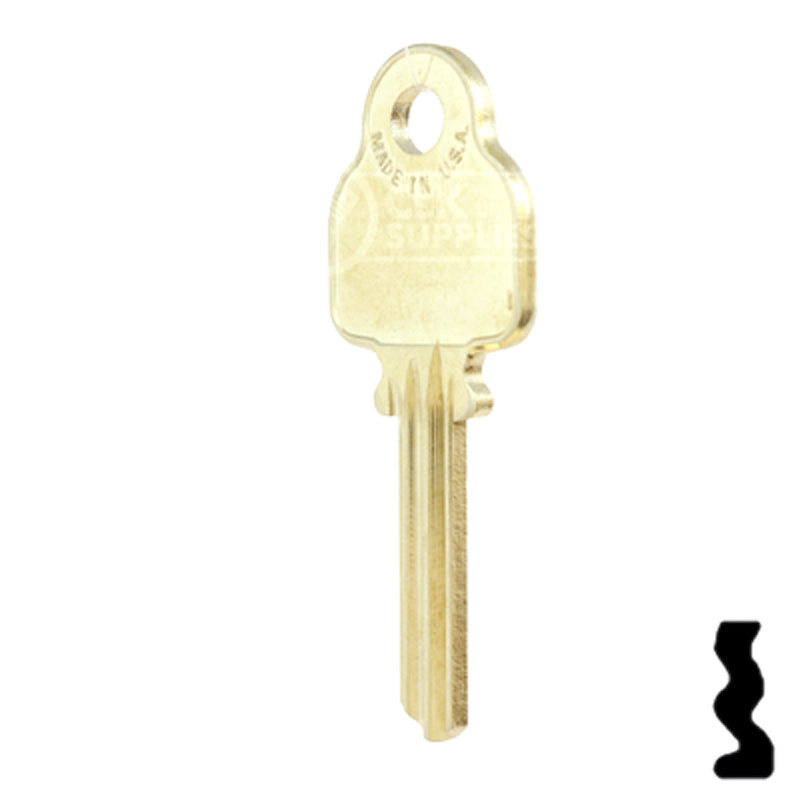 Uncut Key Blank | Medeco | 1543 Residential-Commercial Key Ilco