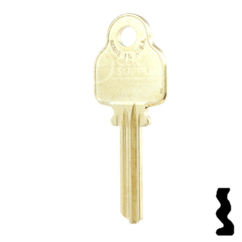 Uncut Key Blank | Medeco | 1543 Residential-Commercial Key Ilco