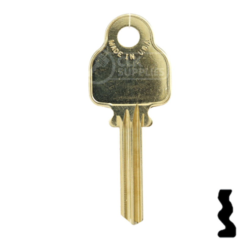 Uncut Key Blank | Medeco | 1543 Residential-Commercial Key Ilco