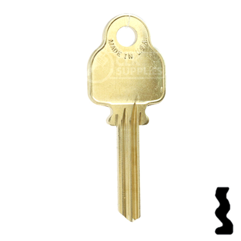 Uncut Key Blank | Medeco | 1543 Residential-Commercial Key Ilco