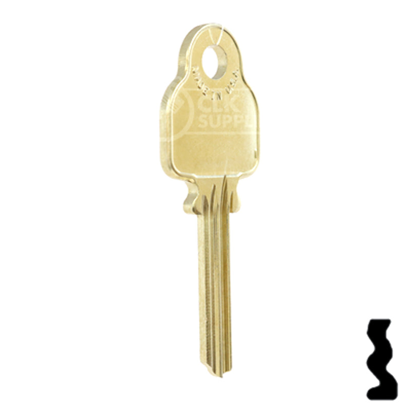 Uncut Key Blank | Medeco | 1543 Residential-Commercial Key Ilco