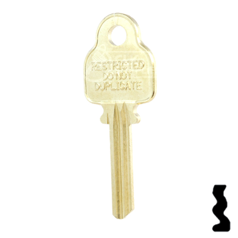 Uncut Key Blank | Medeco | 1543 Residential-Commercial Key Ilco