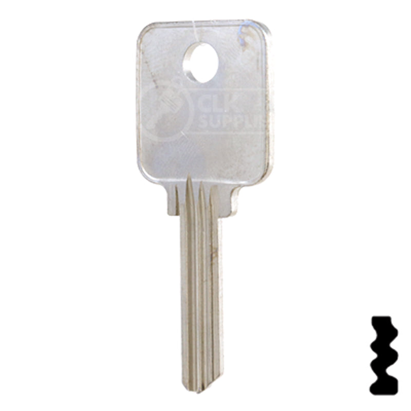 Uncut Key Blank | Medeco | 1644 Residential-Commercial Key Ilco