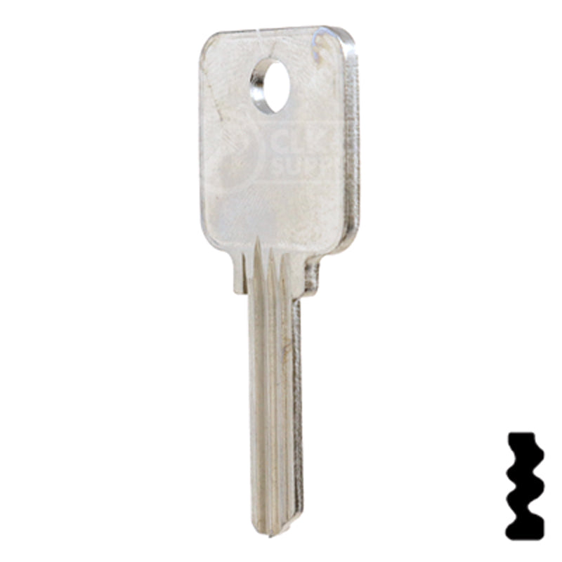 Uncut Key Blank | Medeco | 1644 Residential-Commercial Key Ilco
