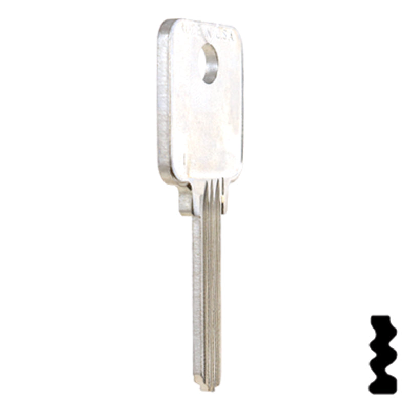 Uncut Key Blank | Medeco | 1644 Residential-Commercial Key Ilco
