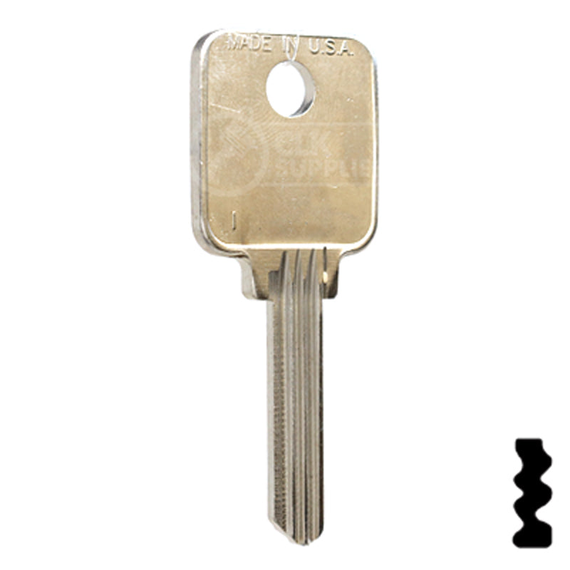 Uncut Key Blank | Medeco | 1644 Residential-Commercial Key Ilco