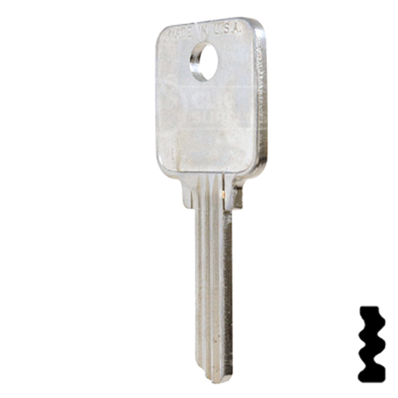 Uncut Key Blank | Medeco | 1644 Residential-Commercial Key Ilco
