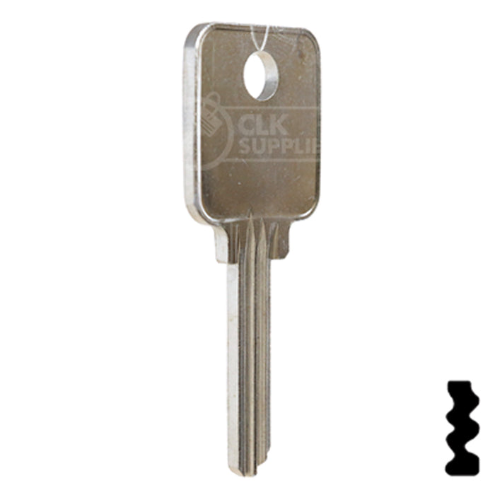 Uncut Key Blank | Medeco | 1644 Residential-Commercial Key Ilco