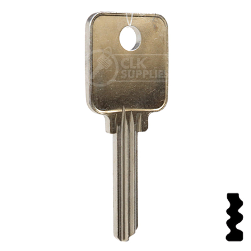 Uncut Key Blank | Medeco | 1644 Residential-Commercial Key Ilco