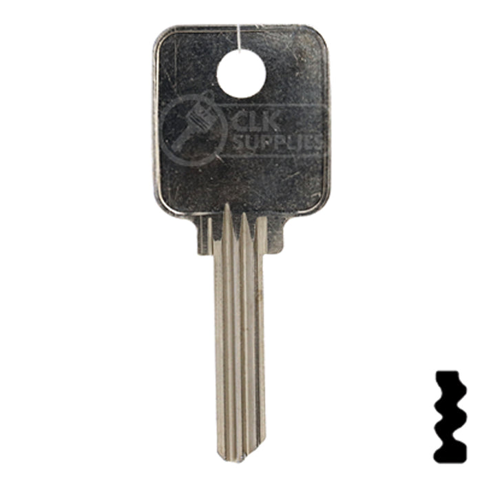 Uncut Key Blank | Medeco | 1644 Residential-Commercial Key Ilco