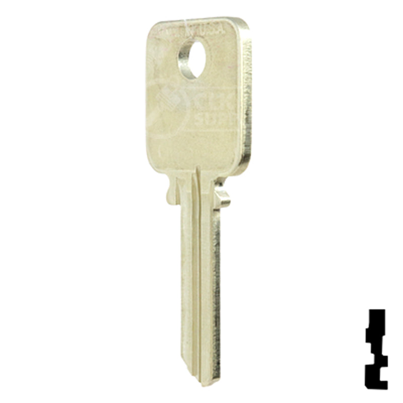 Uncut Key Blank | Medeco | 1687 Residential-Commercial Key Ilco